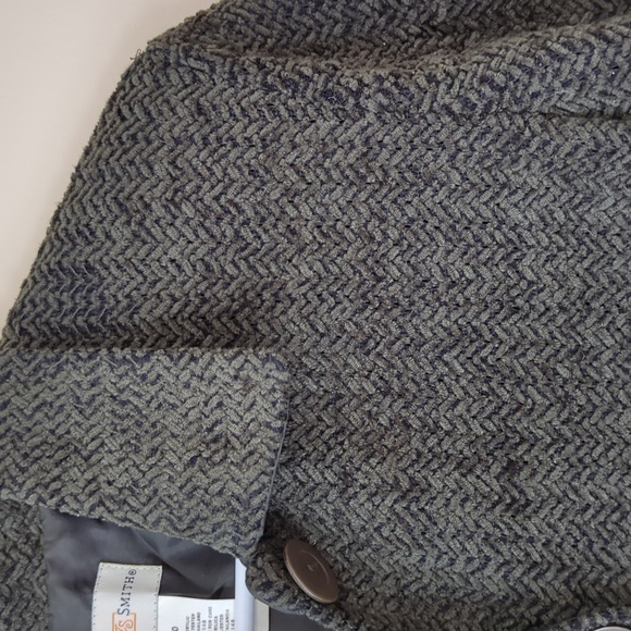 Jaclyn Smith Acrylic Open Weave Lightweight Blazer Jacket Size 10 Green Pattern - Picture 5 of 14